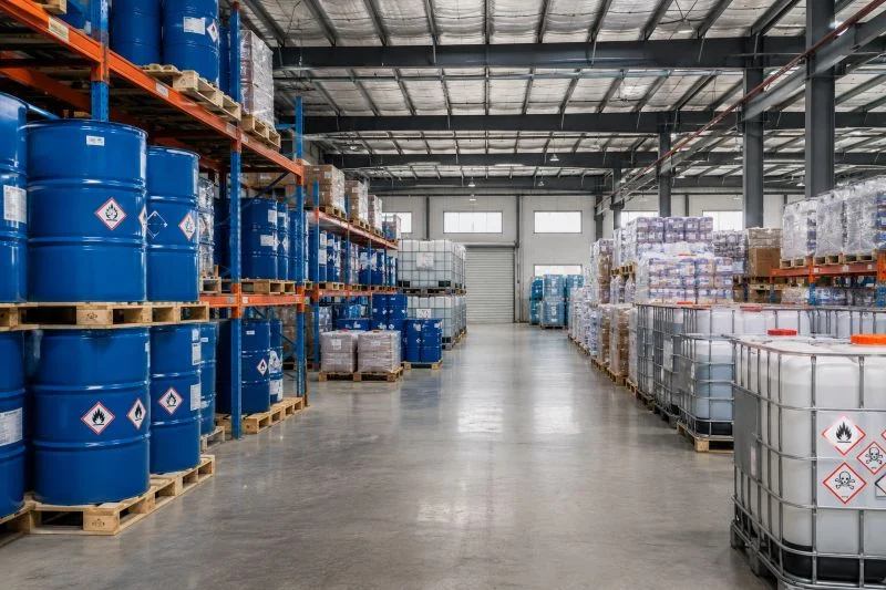 Warehouse storage facility in Yiwu for consolidated export cargo